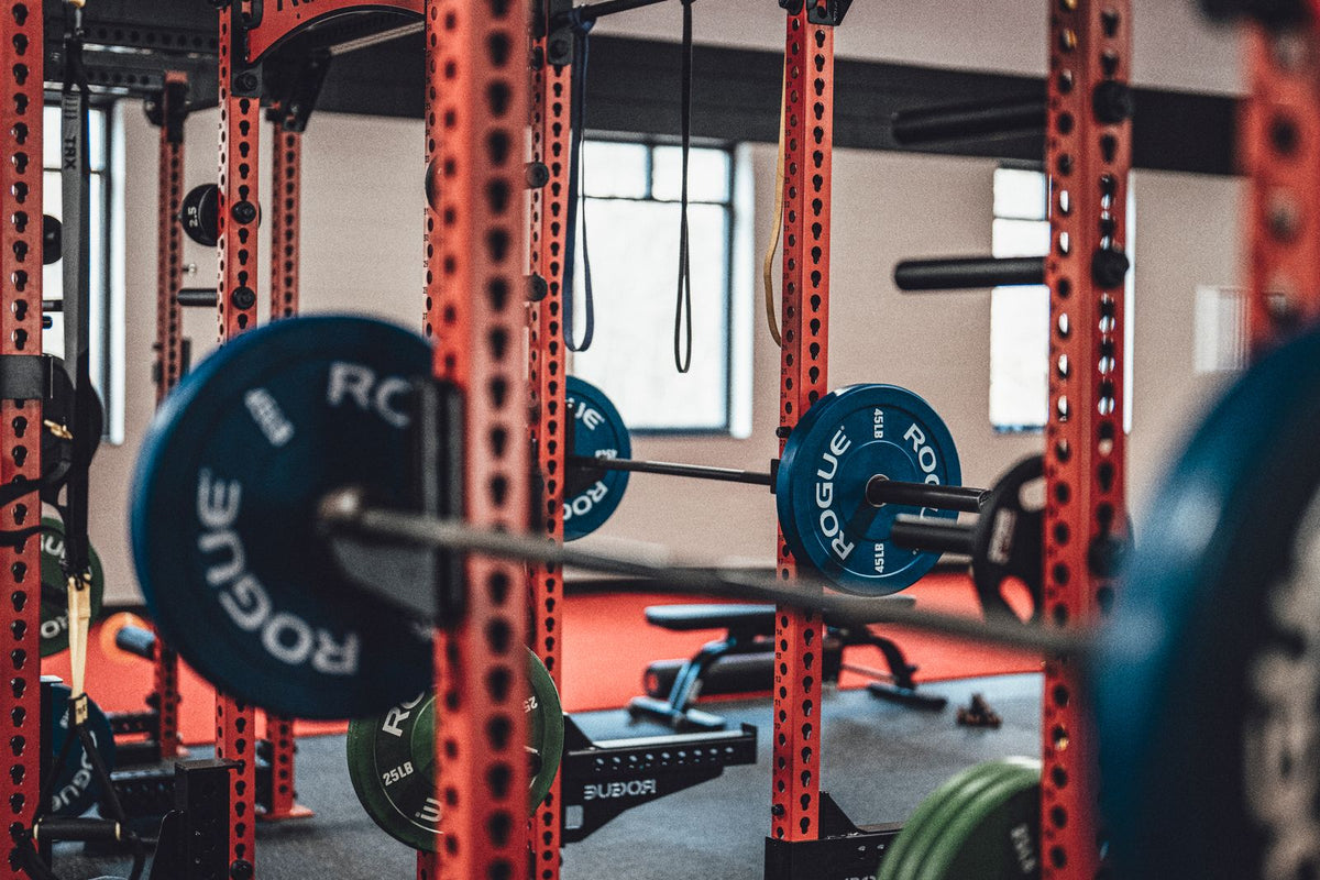 Discos de una barra de gimnasio
