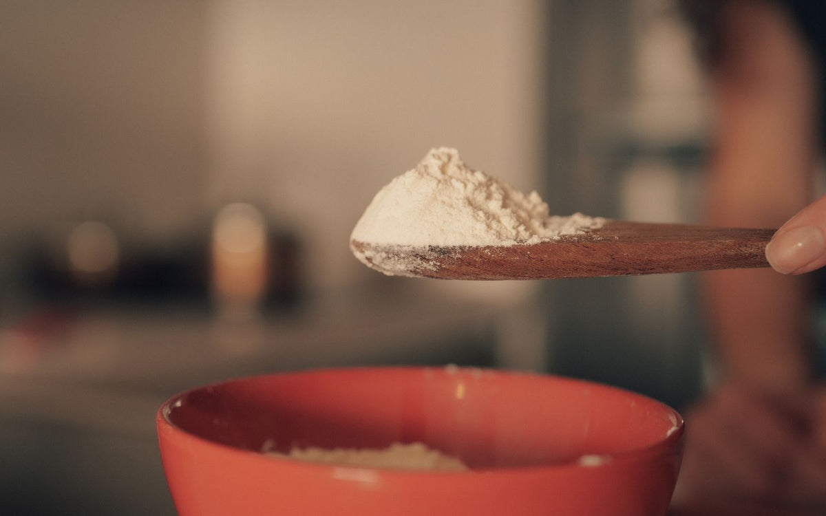 Cazo de proteína en polvo