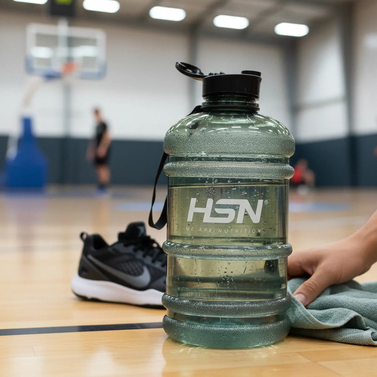 Bidón grande HSN verde, detalle