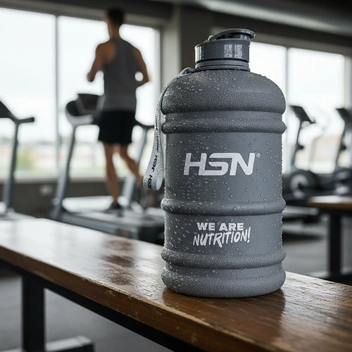 Bidón grande HSN de 2,2 litros, gris