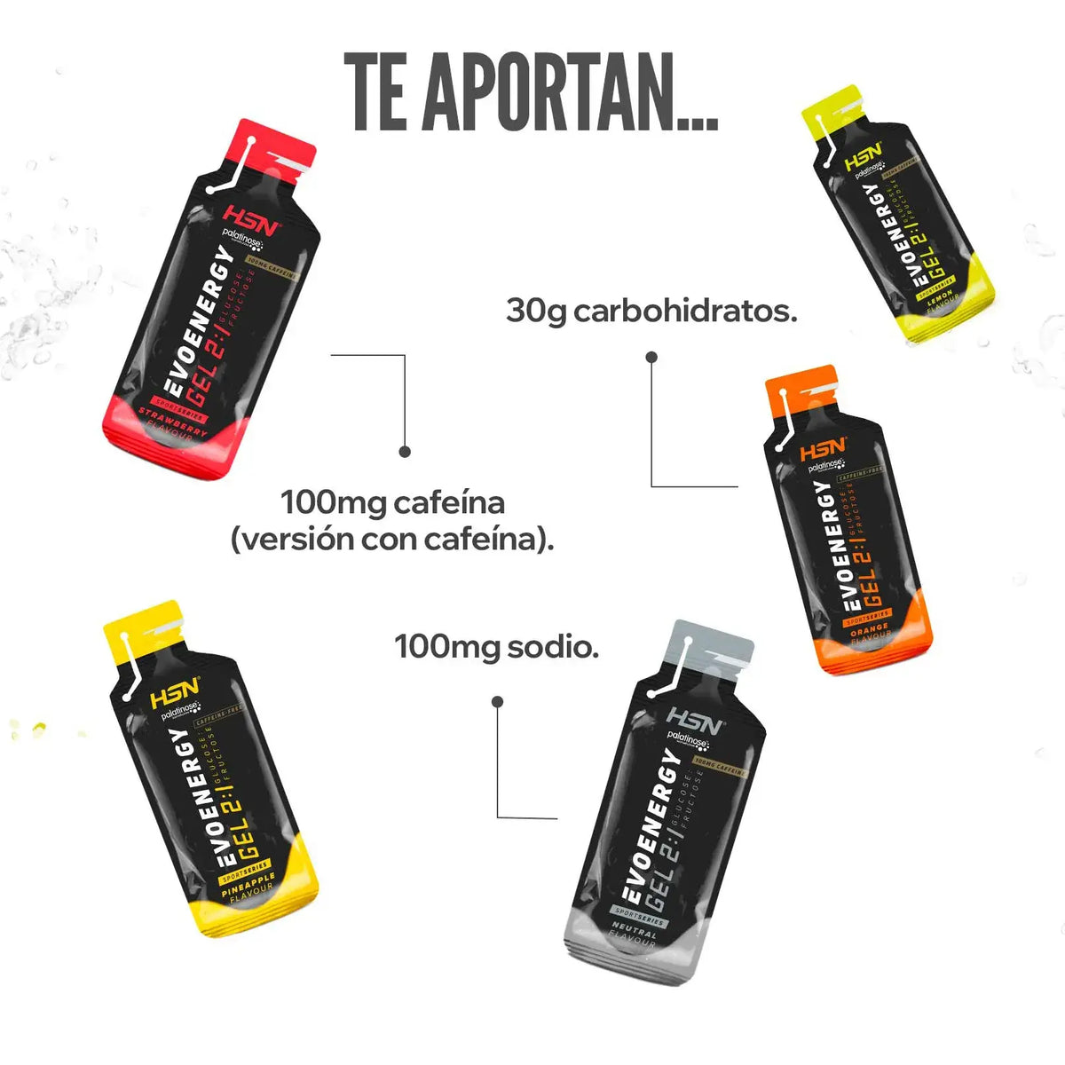 Información del Evoenergy gel, composición