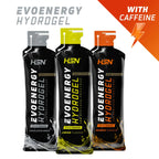Evoenergy hydrogel con cafeína HSN, los tres sabores