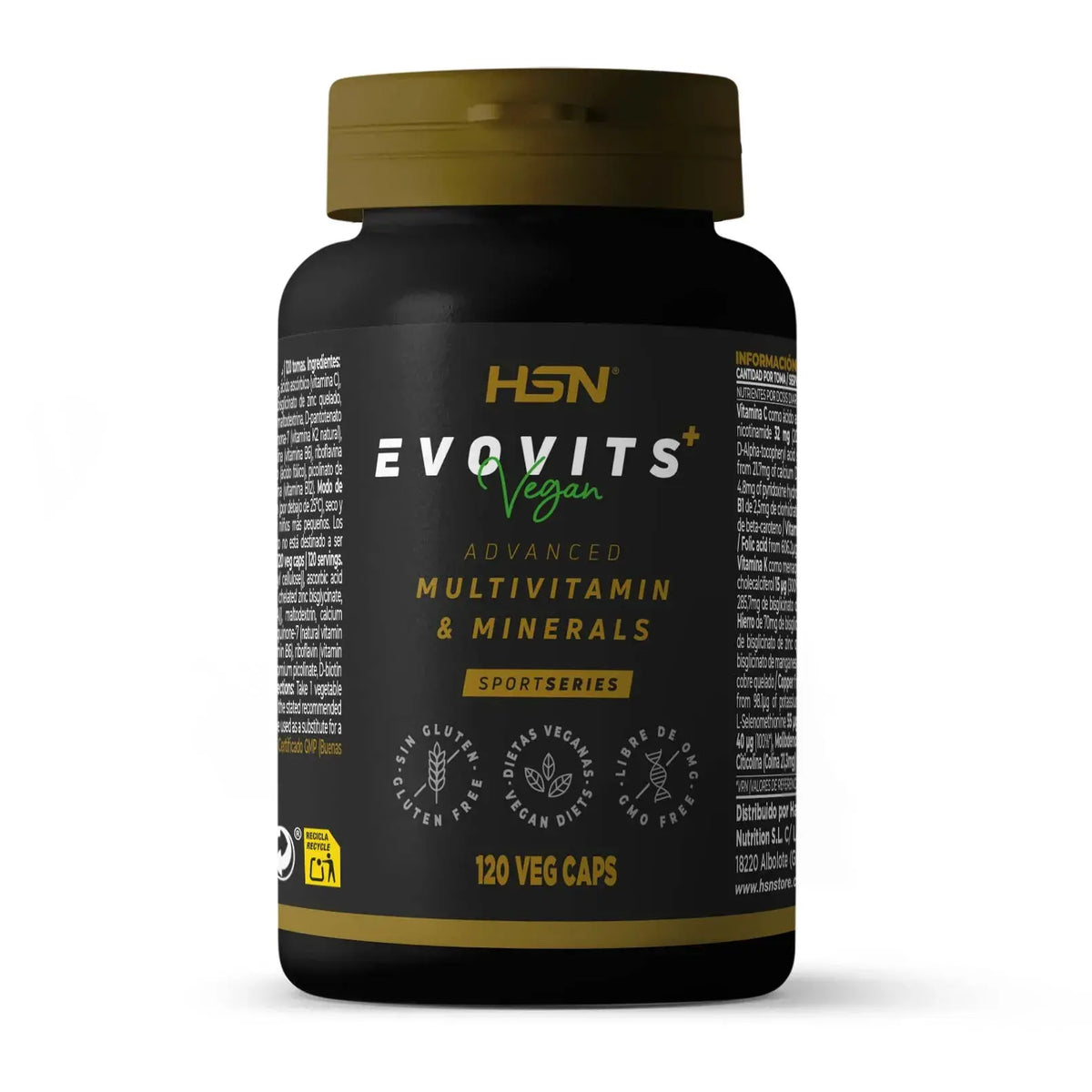 Evovits plus+ HSN, bote de 120 cápsulas vegetales