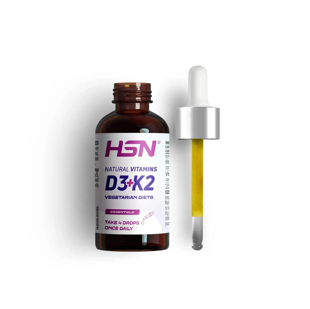 Vitaminas D3+K2 líquidas