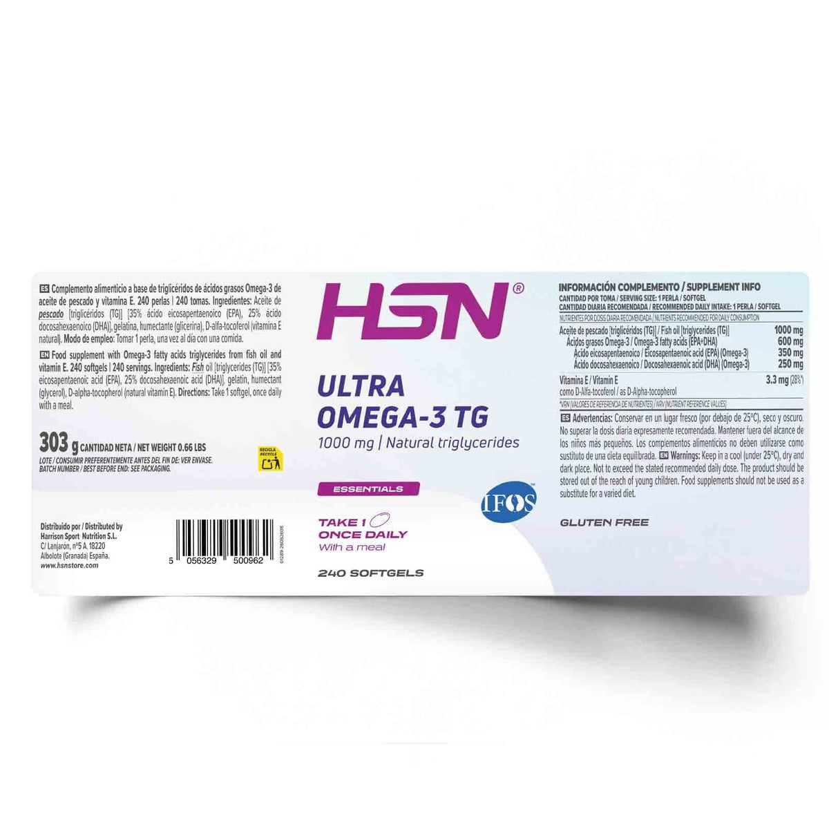 Ultra omega-3 TG (IFOS™) 1000mg