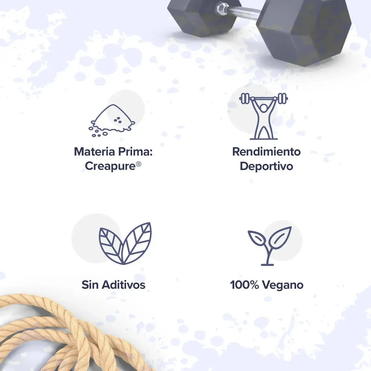 Creatina Excell (100% Creapure®) en polvo