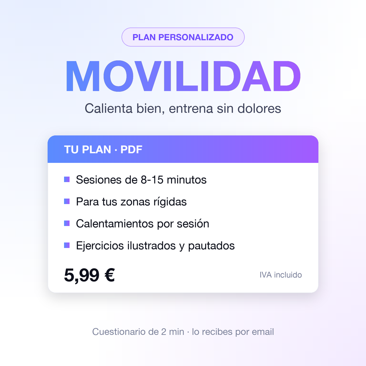 Plan Movilidad/Calentamiento — Órbita Fit