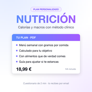 Plan Nutrición