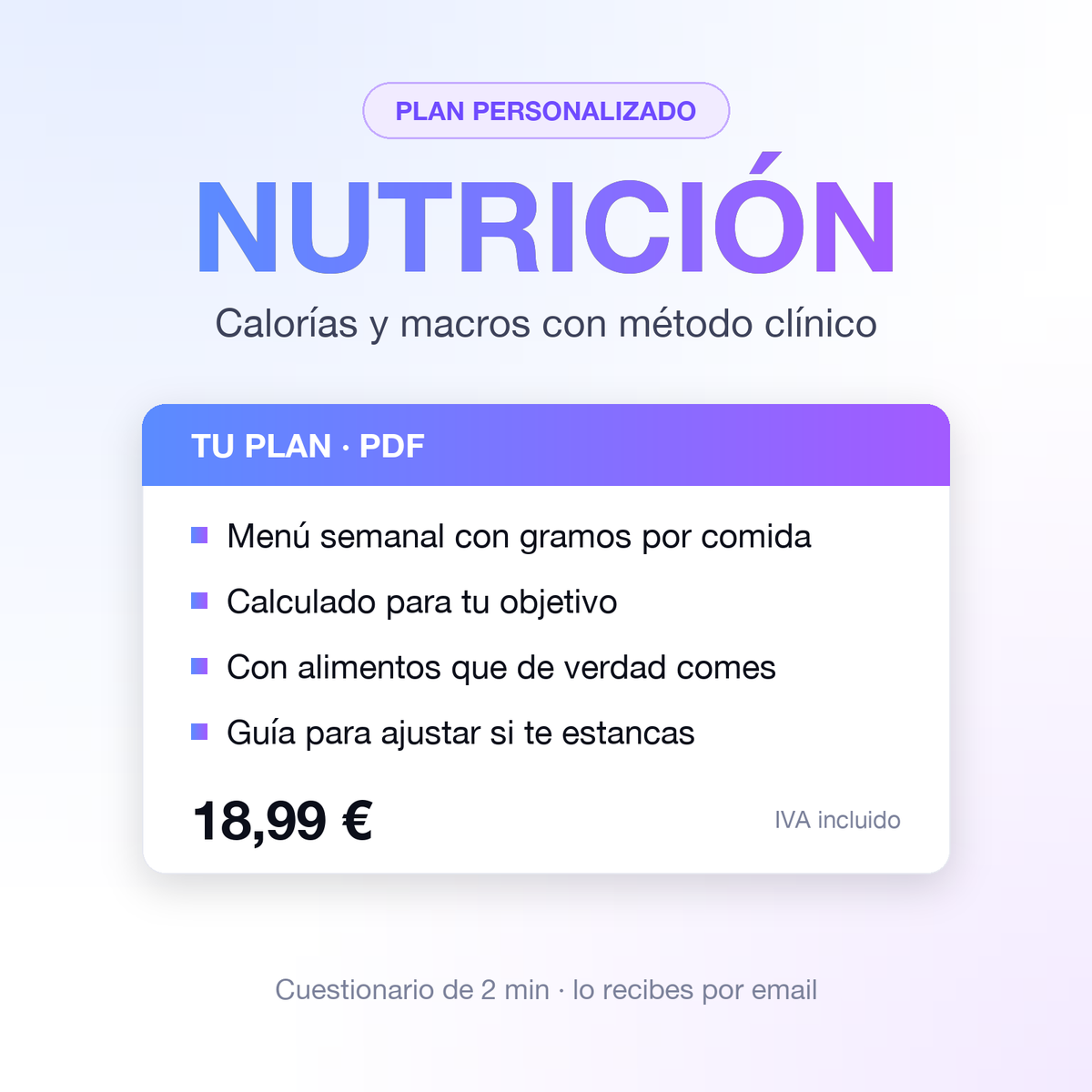 Plan Nutrición — Órbita Fit